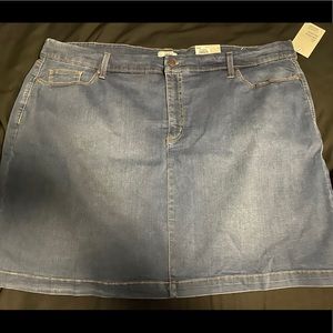Croft & Barrow Denim Skort 22W